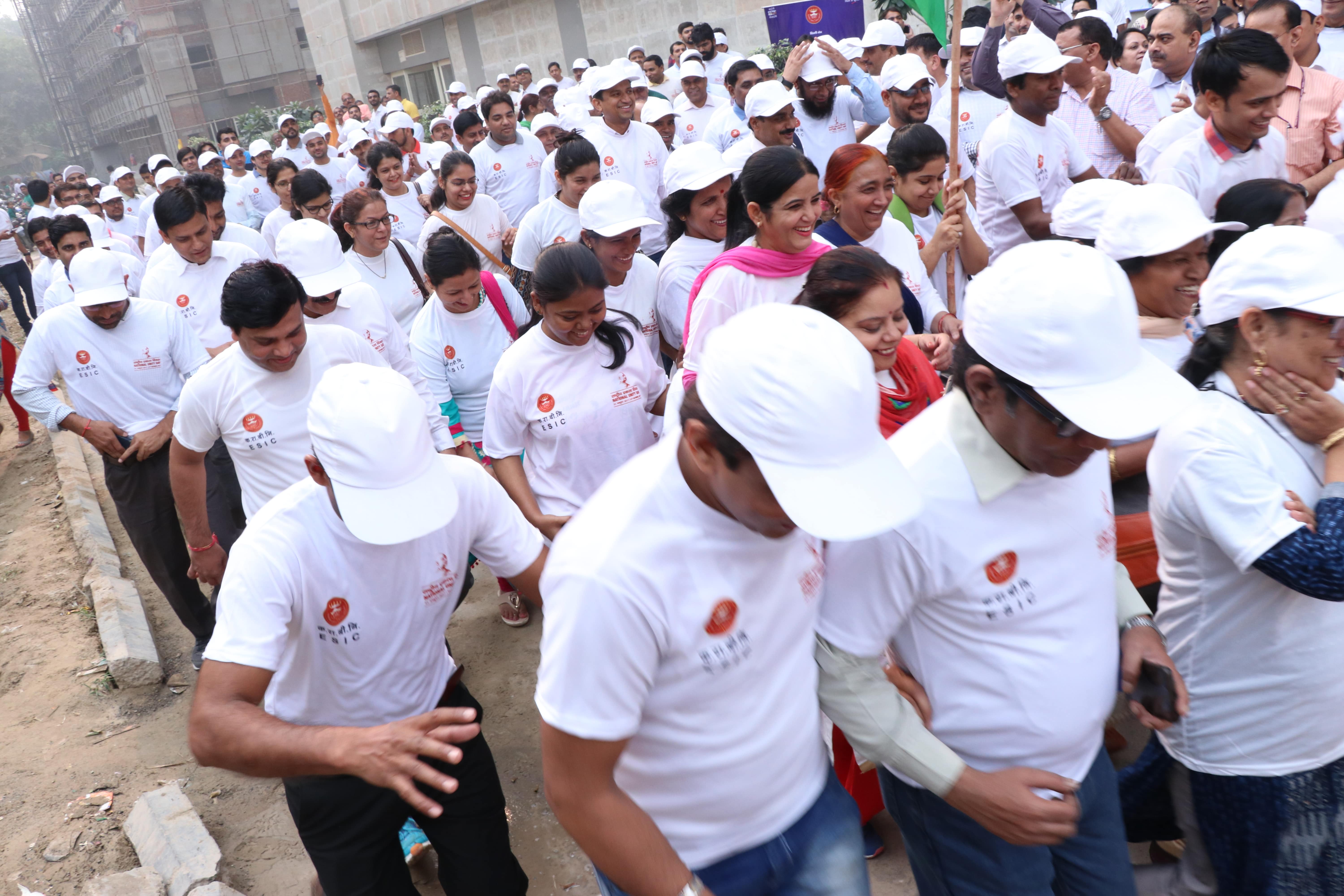 ESIC  Organised  Rashtriya  Ekta  Diwas (National Unity Day) in  all  its  Field Offices, Hospitals and Medical Colleges on 31st Oct. 2017