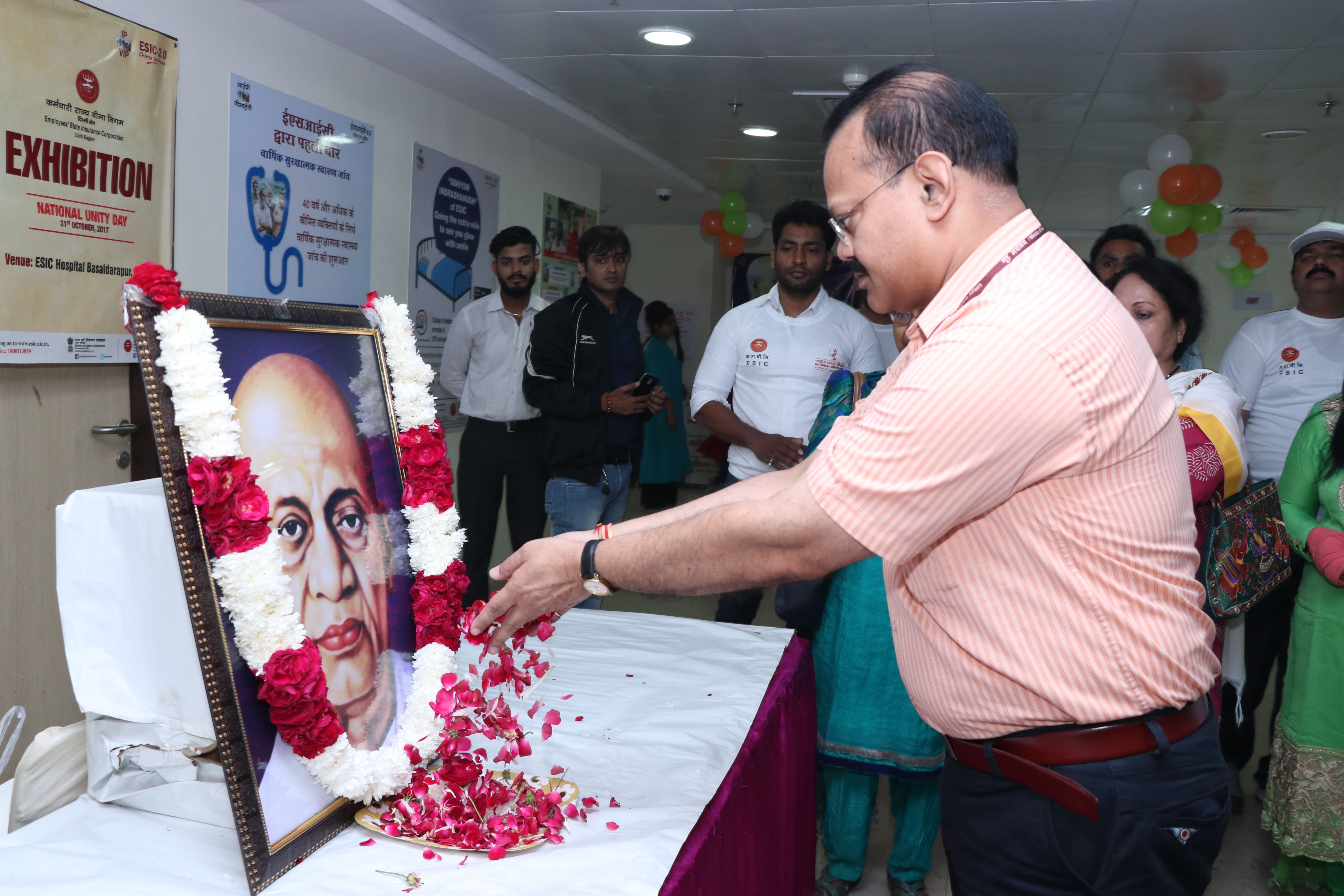 ESIC  Organised  Rashtriya  Ekta  Diwas (National Unity Day) in  all  its  Field Offices, Hospitals and Medical Colleges on 31st Oct. 2017