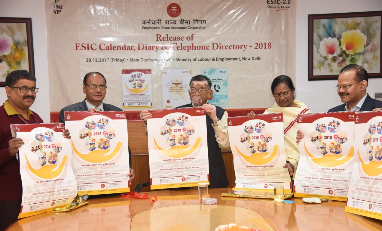 ESIC CALENDAR, DIARY AND TELEPHONE DIRECTORY- 2018 RELEASED
