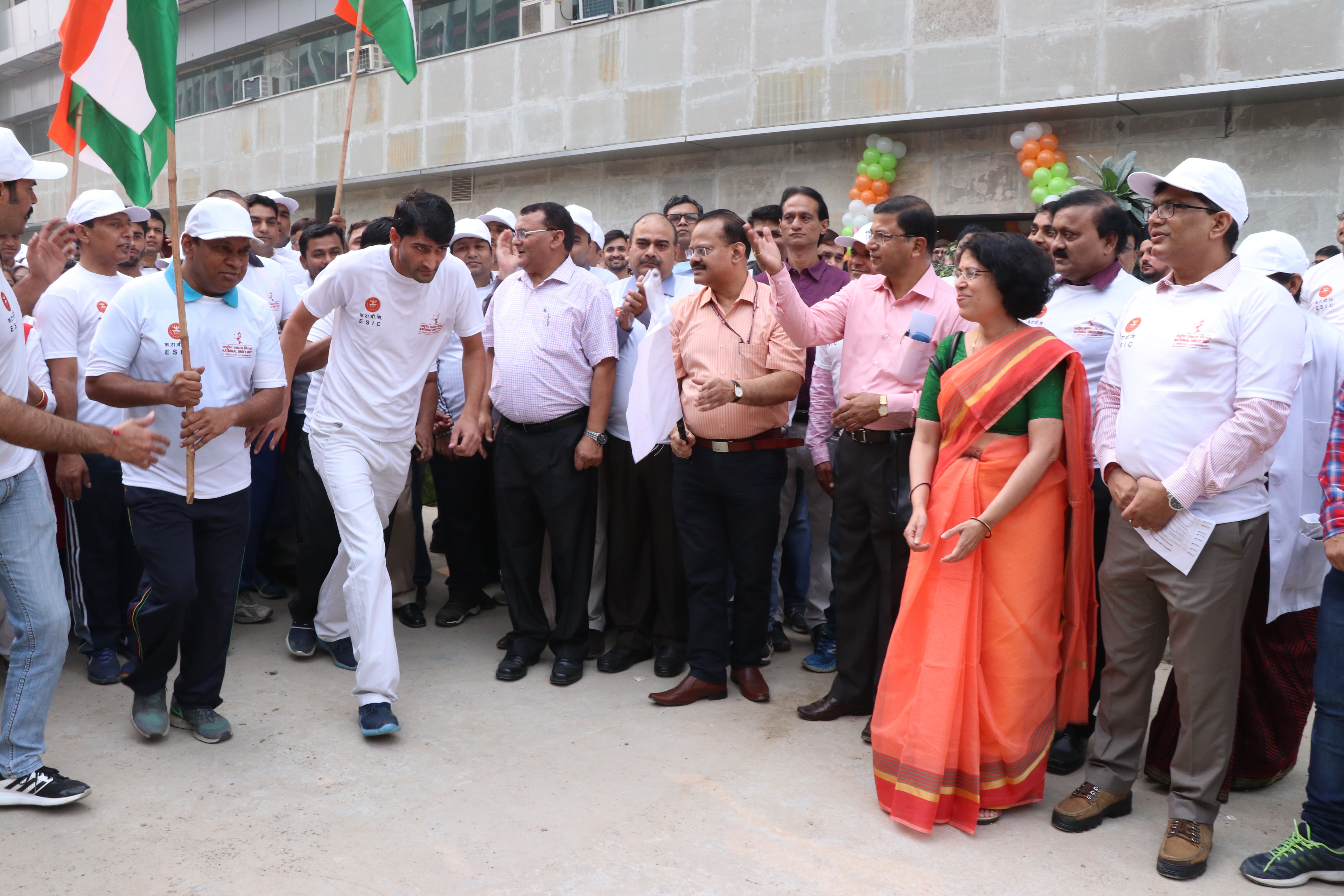 ESIC  Organised  Rashtriya  Ekta  Diwas (National Unity Day) in  all  its  Field Offices, Hospitals and Medical Colleges on 31st Oct. 2017