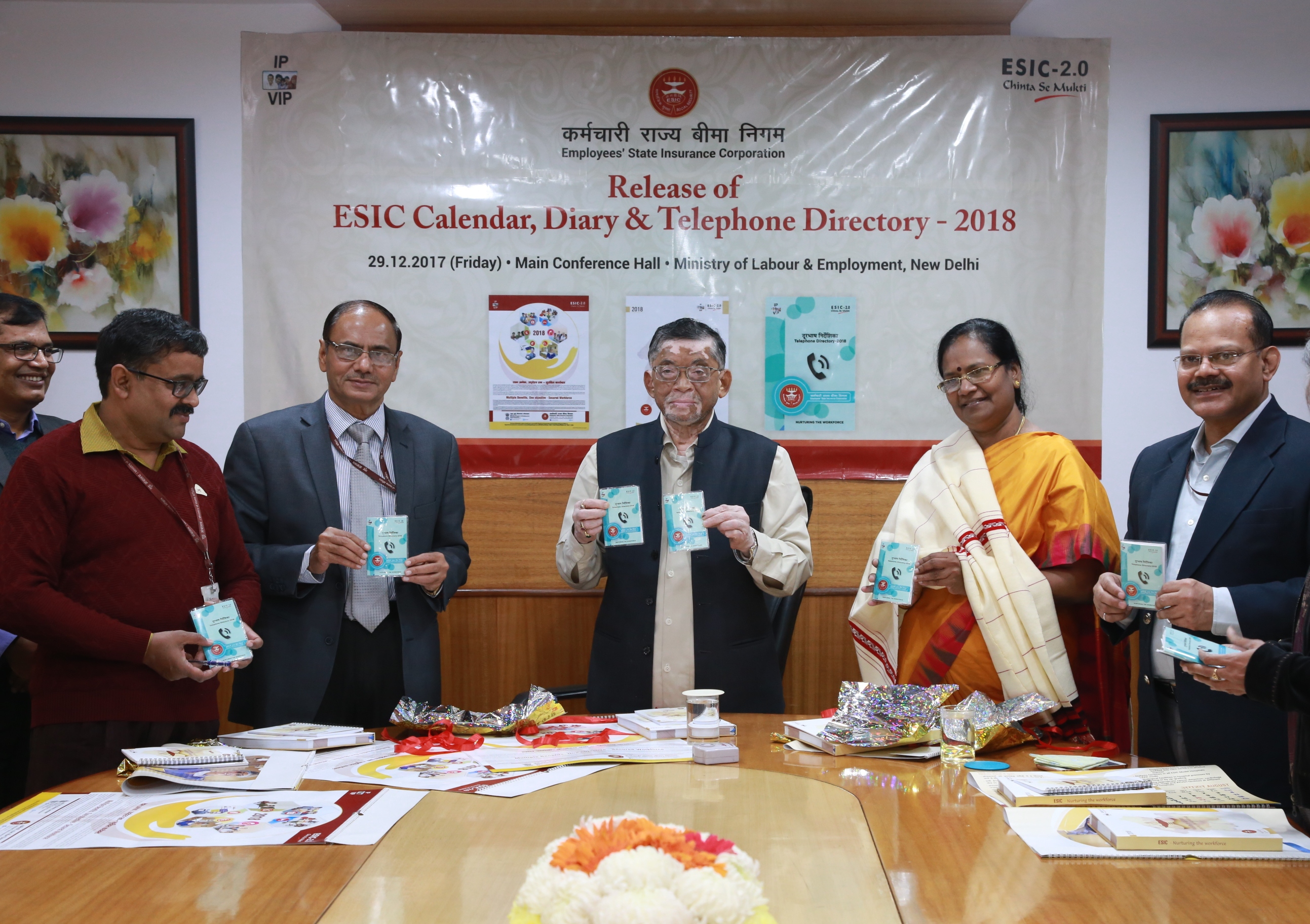 ESIC CALENDAR, DIARY AND TELEPHONE DIRECTORY- 2018 RELEASED